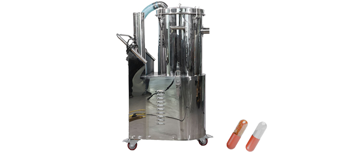 What are the considerations for material compatibility of pharmaceutical capsule filling machines?